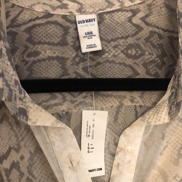 Snakeskin Old Navy Dress NWT Size L - Picture 3 of 6